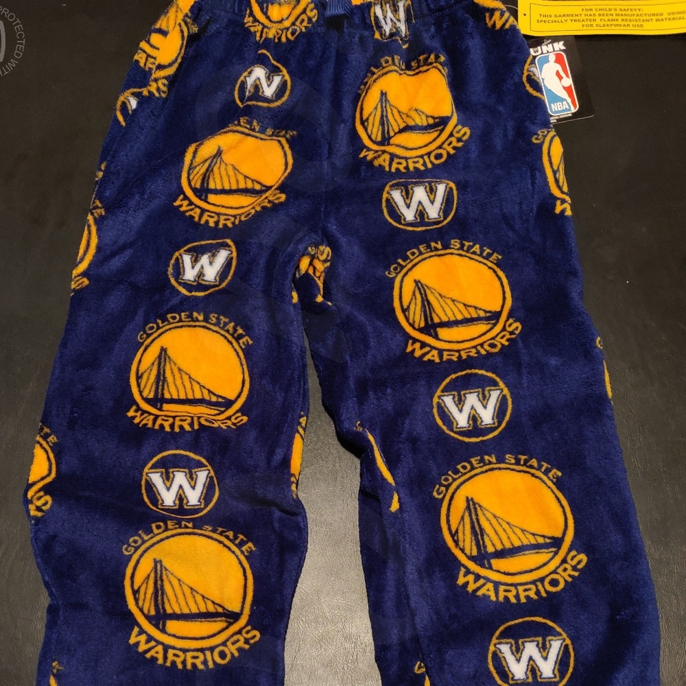 NBA Golden State Warriors size 8 Kids Pajamas
